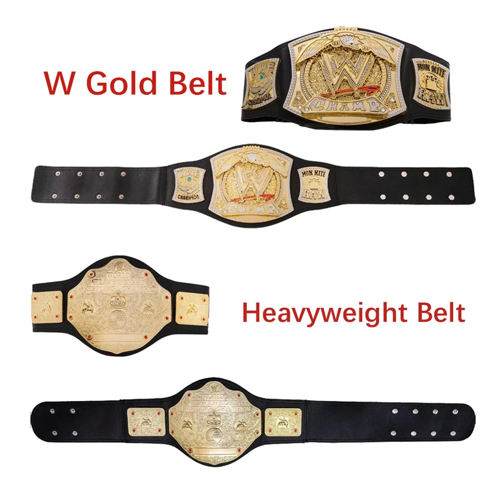 Wwe Boxing Champion Gold Championship Belt Characters Occupation Wrestling Gladiators Belt Cosplay Toys April Fools' Day Gift
