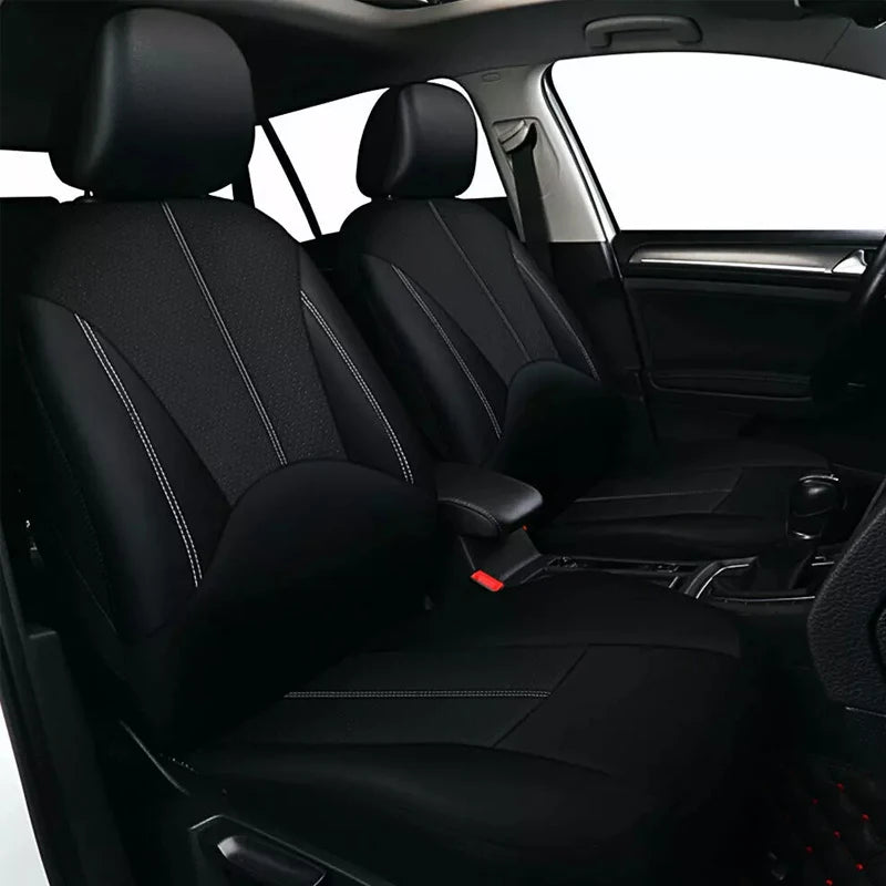 Car Seat Cover Breathable PU Leather Full Surrounded Seat Protector Universal Vehicle Seat Cushion Suitable For Most Cars