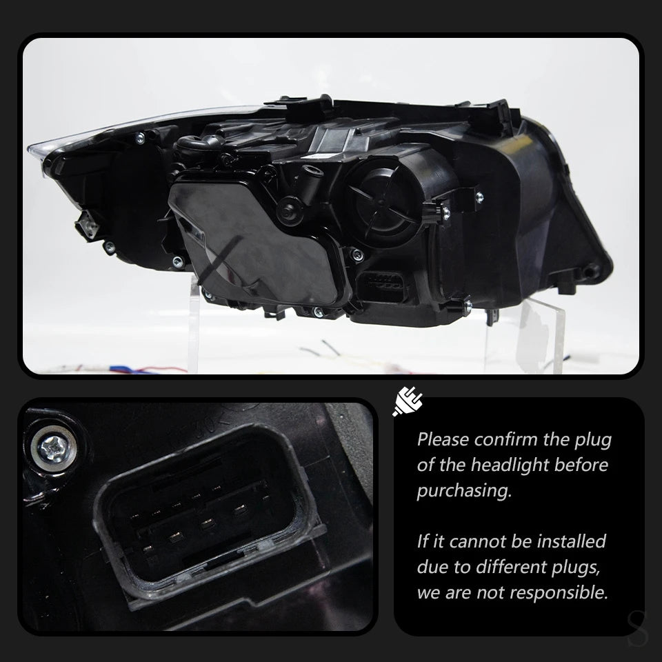AKD Auto Styling BMW E90 3 Series 2005-2012 Headlight Assembly Upgrade Latest G28 Design Dynamic Signal Light LED Headlight Acce