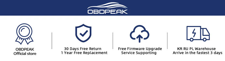 OBDPEAK T30 Car DVR Rearview Mirror Camera WIFI Android 12 Dash Cam GPS Navigation Carplay Android Auto Ai Screen Video Recorder