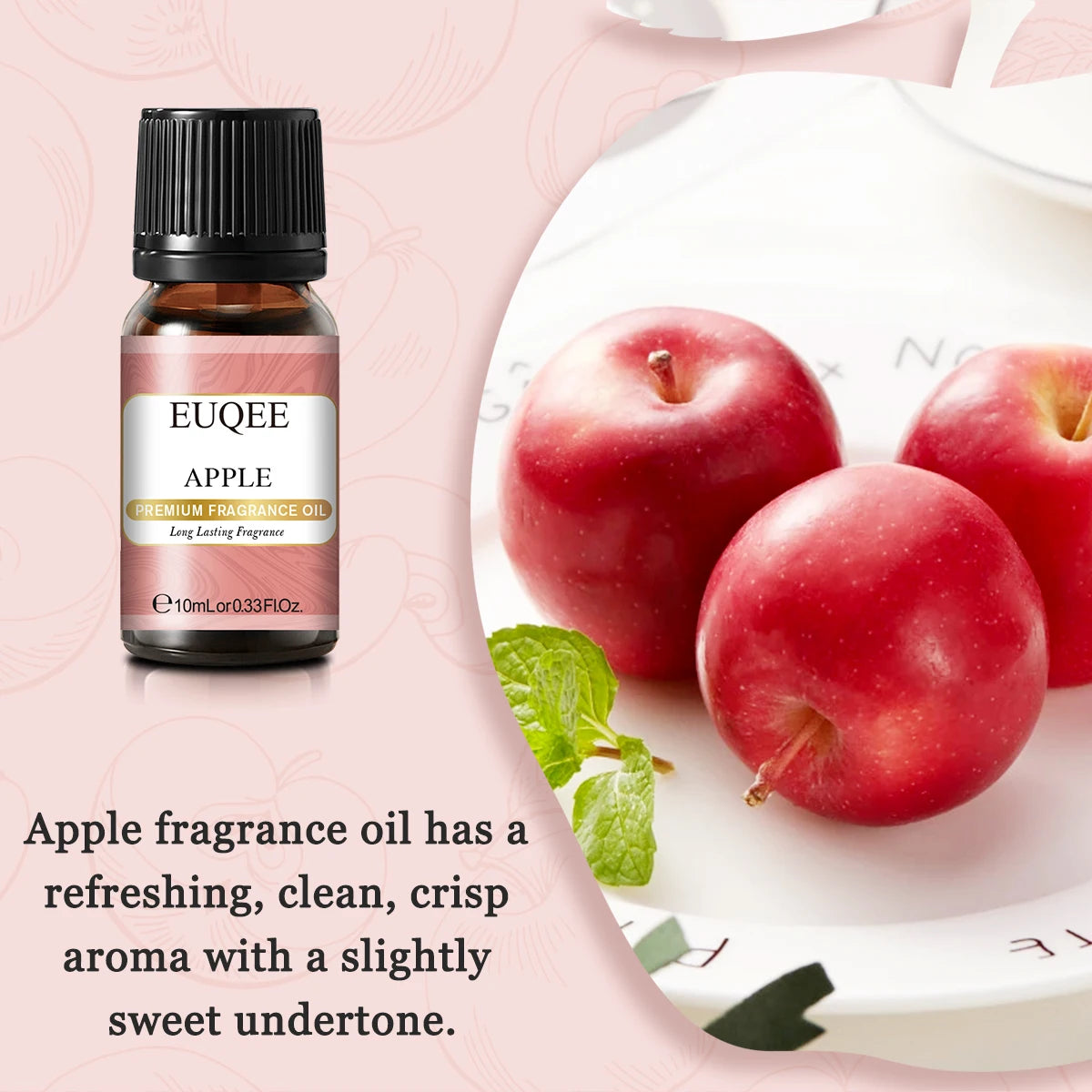 EUQEE 10ML Coconut Vanilla Bubble Gum Fragrance Oil For Making Candle, DIY Soap Coffee Cake Cedarwood Premium Aroma Oils