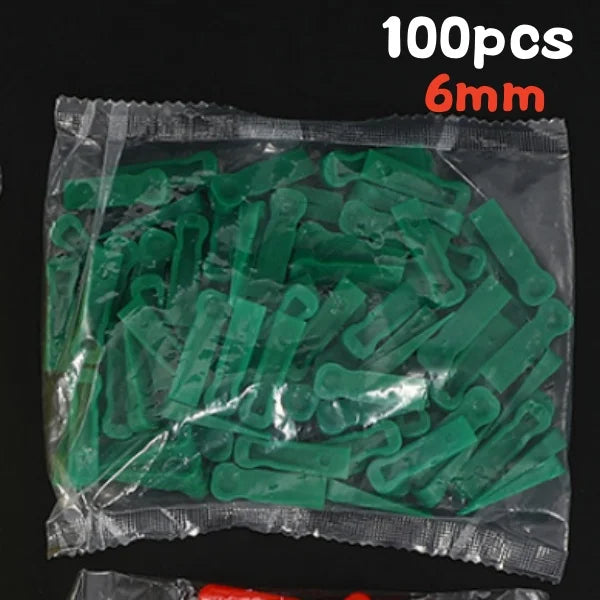 100pcs Reusable 5/6/10mm Plastic Tile Wedge Spacer Leveling Clips Floor Locator Ceramic Tiling Laying Adjustment Construction To