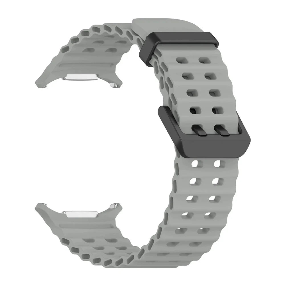 Ocean Strap for Samsung Galaxy Watch Ultra 2025 Sports Silicone Band for Galaxy Watch 8-7 Ultra 47mm Official Original Wristband