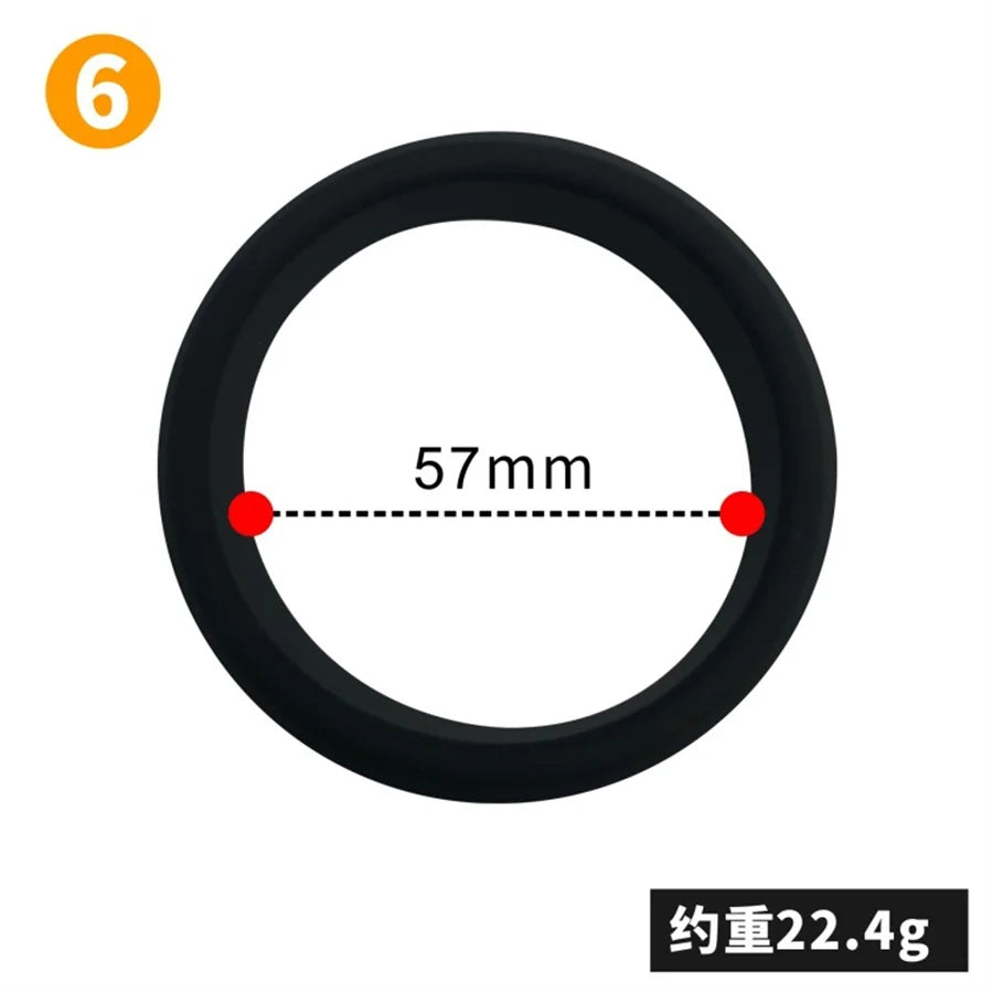 Reusable Silicone Cock Rings Delay Ejaculation Penis Ring Penis Enlargement Erection Scrotum Lock Ring Adult Sex Toys For Men