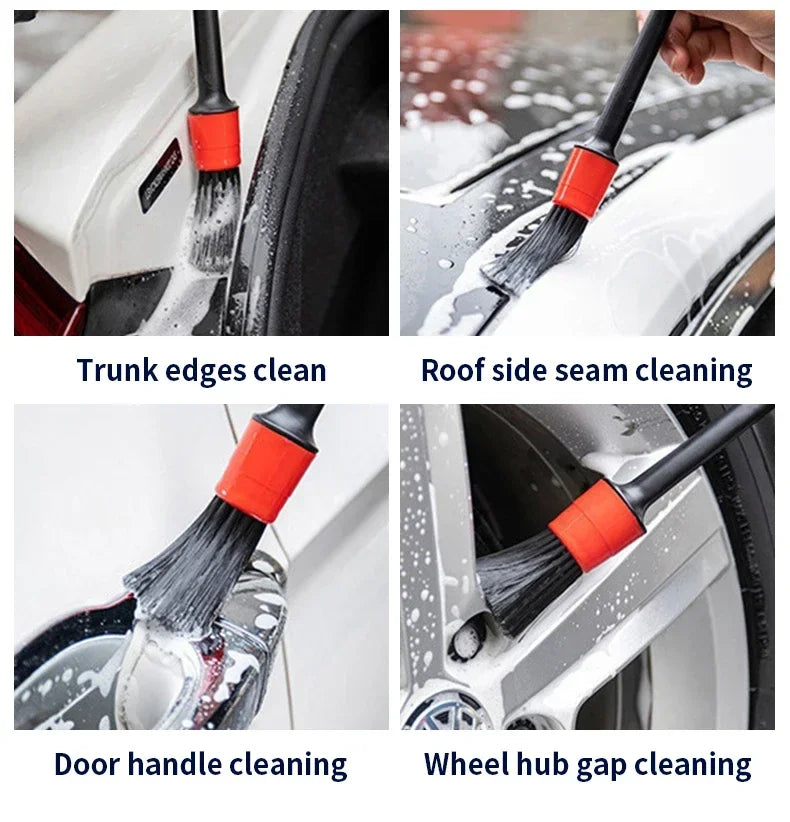 Car Cleaning Set Car Detailing Brush Towel Glove Auto Dashboard Air Outlet Cleaning Tools Kits for Car Wash Accessories