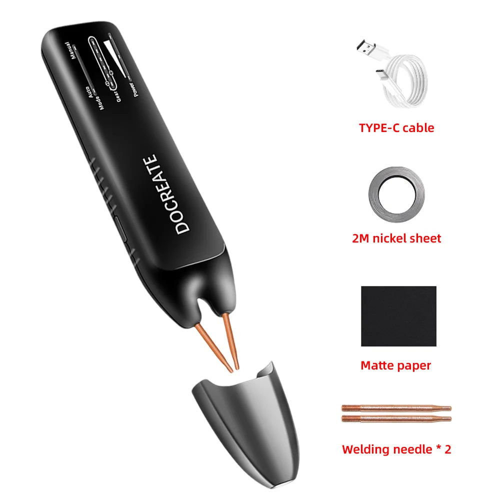 New Spot Welder Big Color Screen Adjustable Powerful Handheld Welding Machine Portable Mini Welding for 18650 Lithium Battery