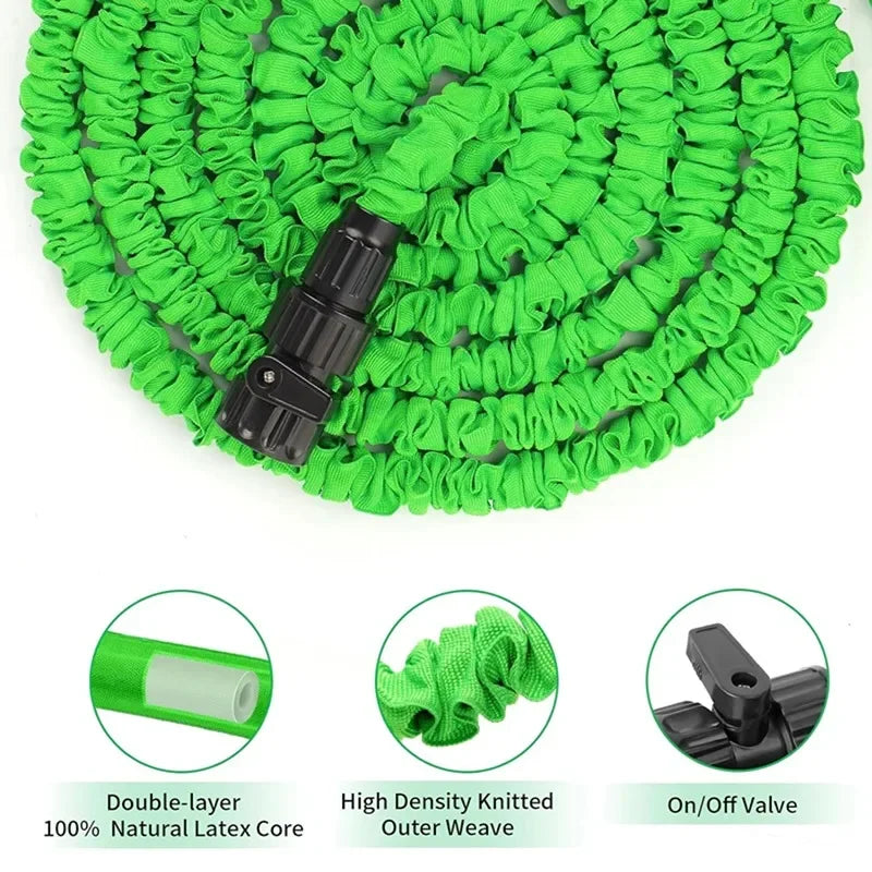 Water Gun, 7Water Spraying Functions, Home Expandable Magic Hose, High-Pressure Car Wash, Garden Watering Hose