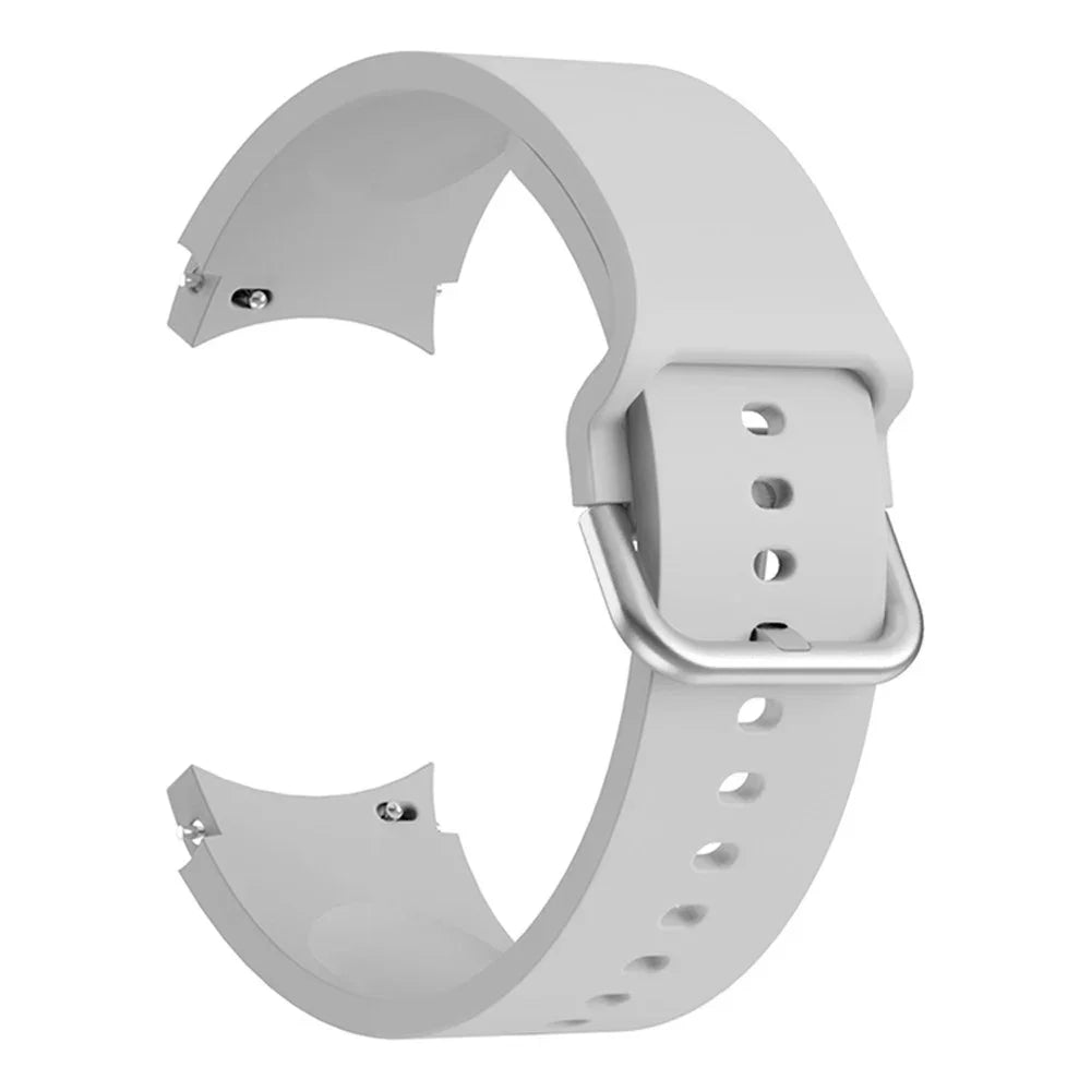 Original Silicone Band for Samsung Galaxy Watch 7 6 5 4 40mm/44mm 5Pro No Gap Bracelet Galaxy Watch 6/4 Classic 46mm 47mm Strap