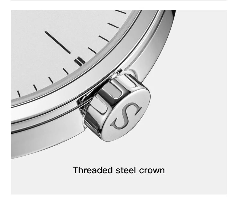 New Seagull Men's Automatic Mechanical Watch Official Authentic Bauhaus Business Casual Mechanical Wristwatch 819.17.6091