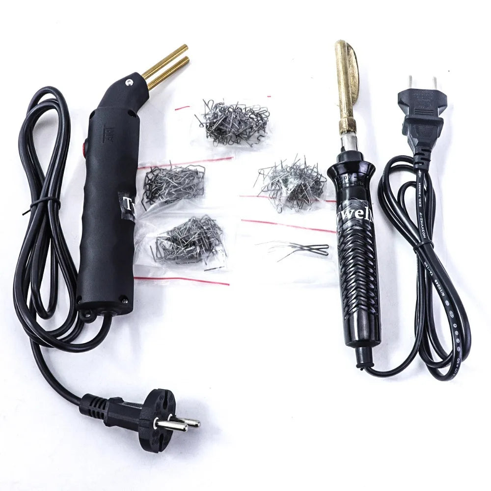 New Heat Gun Plastic Welding Machine Bumper Soldering Iron Staples Bumper Repair Car Tools Kit HOT Stapler Plastic Welder
