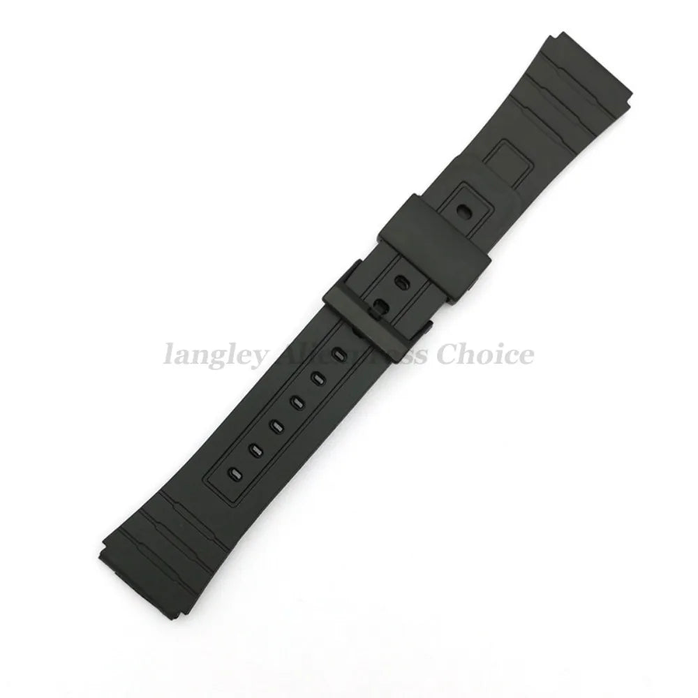Bracelet For CASIO Silicone Watch Strap 12/14/16/18/20/22mm for W800H SGW400 F91W F84 F105/108 A158/168 AE1200/1300 Resin Belts