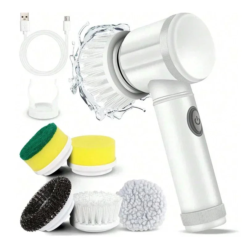 Wireless Electric Cleaning Brush Housework Kitchen Dishwashing Brush Bathtub Tile Professional Cleaning Brush Labor Savin