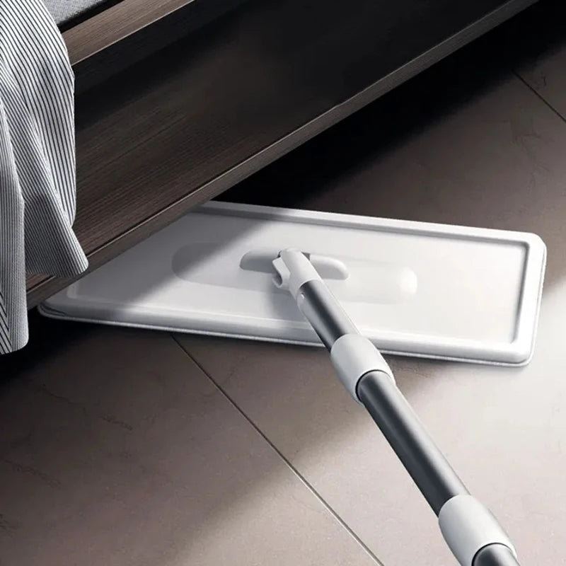 Mops Floor Cleaning Microfiber Squeeze Mops Spin Mop with Bucket 360Rotating Flat Floor Mops Wet Or Dry Usage Household Cleaning