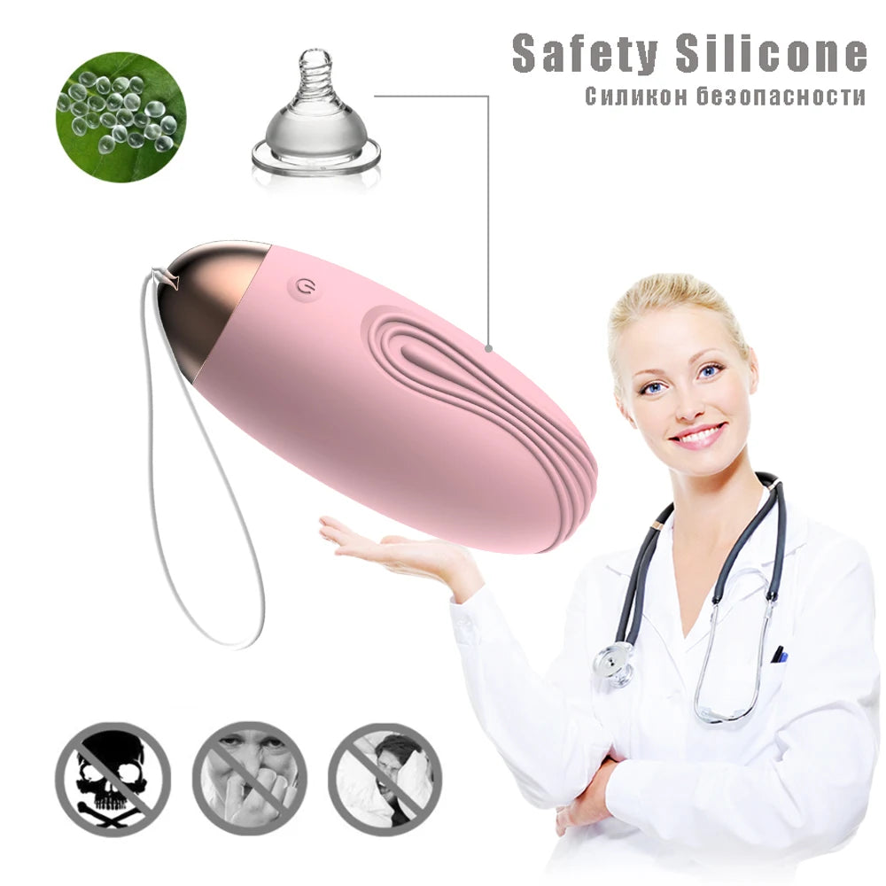 Wireless Remote Control Vibrator for Women 10 Speed Bullet Eggs Clitoris Stimulator Kegel Ball Sex Toys for Women Masturbators