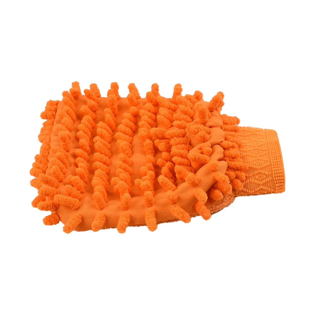 Car Wash Gloves Washing Wiper Car Cleaning Towel Auto Super Mitt Microfiber Gloves For DIY Carwash Household Car Washing Clean