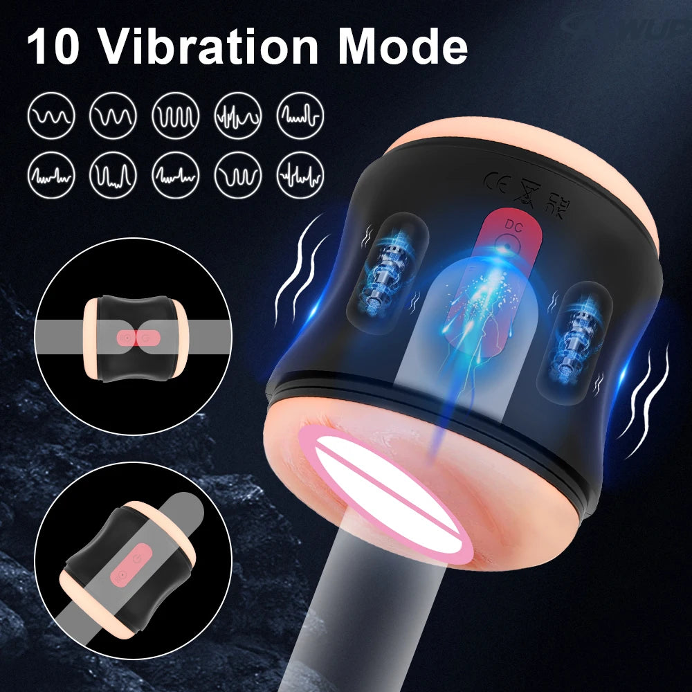 Automatic Male Masturbator Sex Toys for Men Adult Toy Male Thrusting Rotating Masturbation Tools Sex Machine Electric Penis Pump