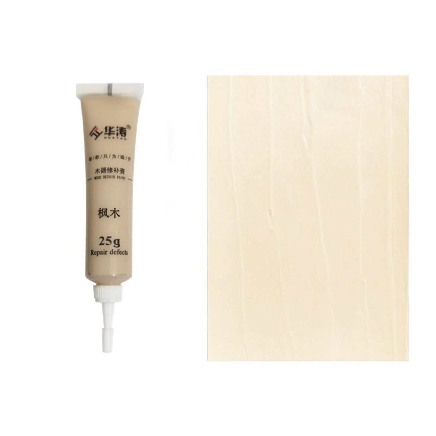 Wood Filler Floor Scratch Paint Repair Oak/Veneer/Walnut Color Water-Based Putty Discoloration Cracks Gouges