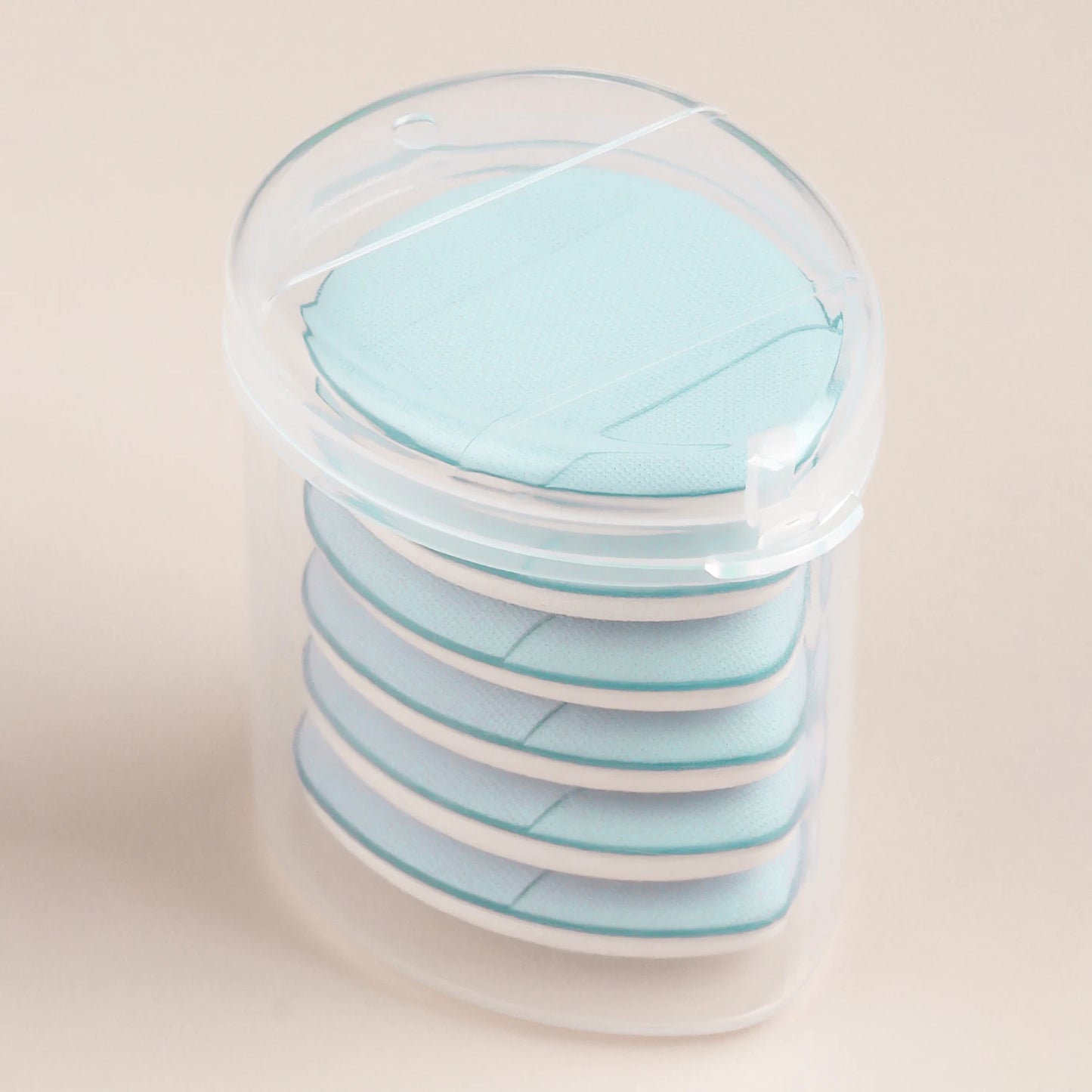 Finger powder puff, 6pcs/box small thumb cushioned slippers powder puff mini concealer makeup tool