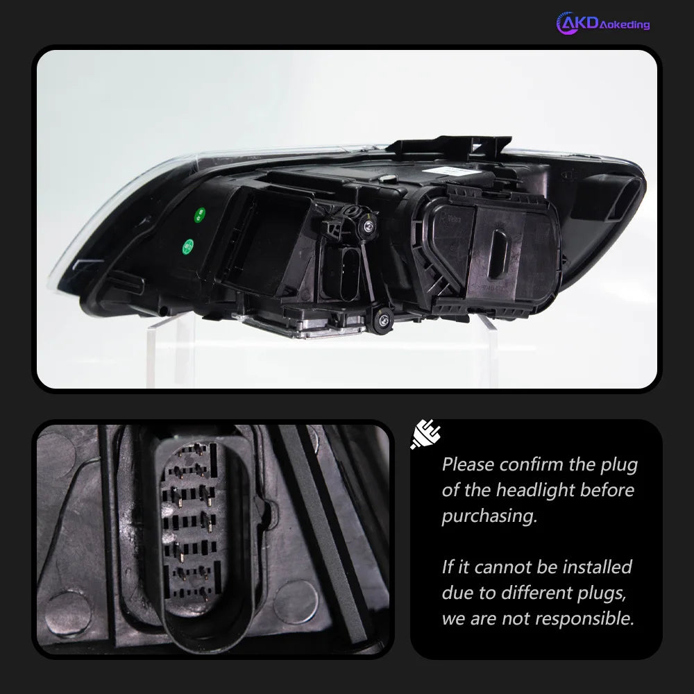 Car Styling Headlights for Audi Q7 LED Headlight 2006-2015 Head Lamp DRL Signal Projector Lens Automotive Accessories
