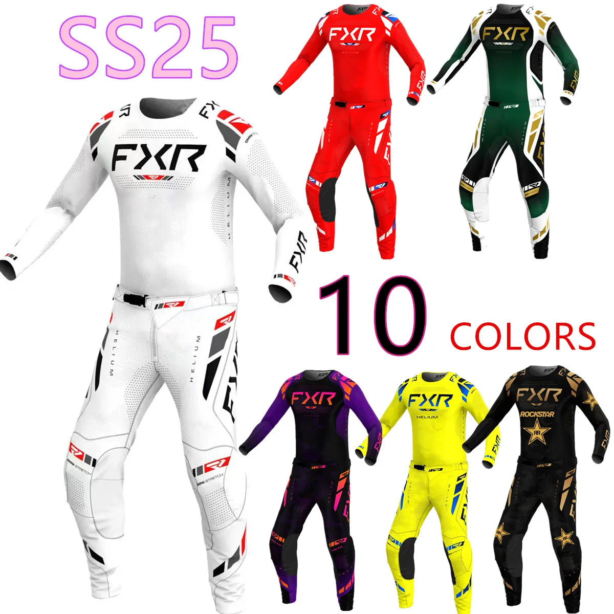 2025 Helium FXR Motocross Gear Set mx Power Wear Off Road Jersey