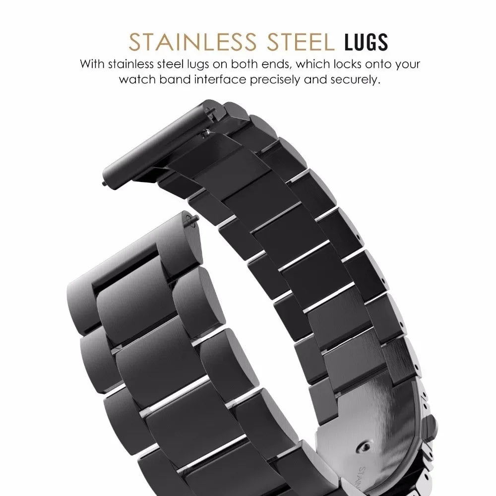 22mm Stainless Steel Strap for Redmi Watch 5 Active 5 Lite Metal Band for Xiaomi Redmi Watch 3 Active 3 Lite Bracelet Wristband