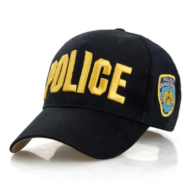 NEW POLICE Letter Men Baseball Cap snapback women fashioon Tactical Hat cap Golf Sport Outdoor Travel Trucker Sun Hats C1170