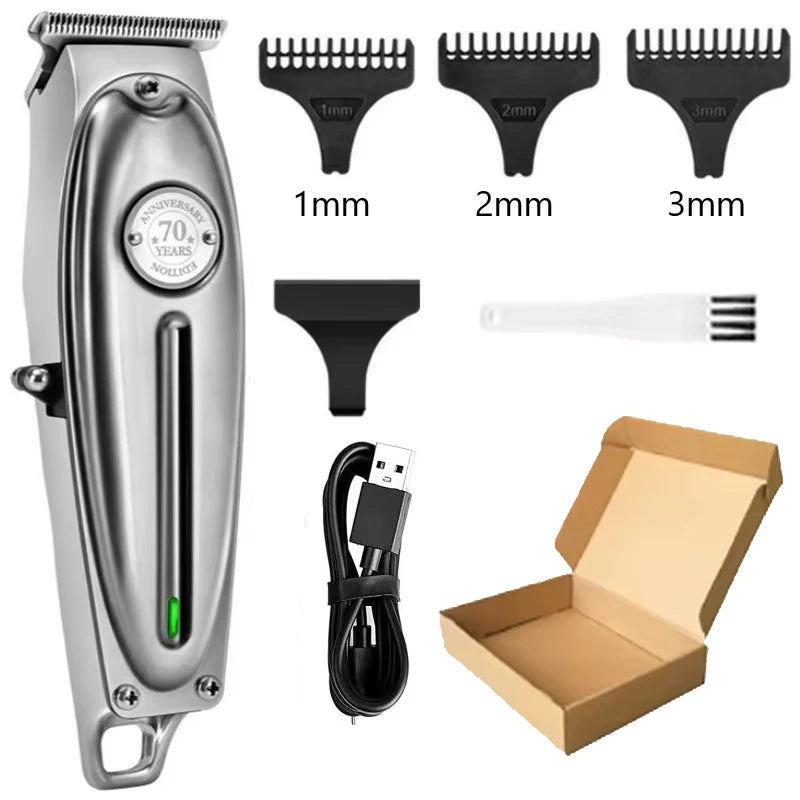 Kemei KM-1949 Pro electric barber full metal professional hair trimmer for men beard hair clipper finishing hair cutting machine