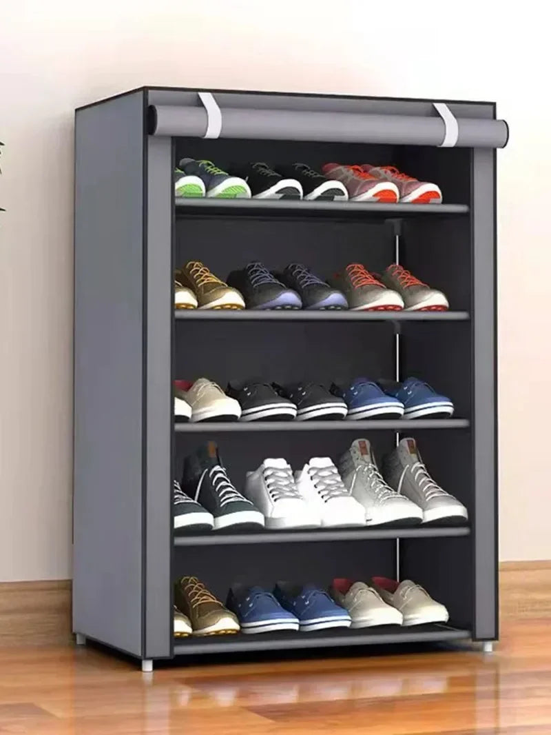 style dormitory door simple cabinet simple shoe rack multi-layer space saving and economical home dustproof shoe cabinet New