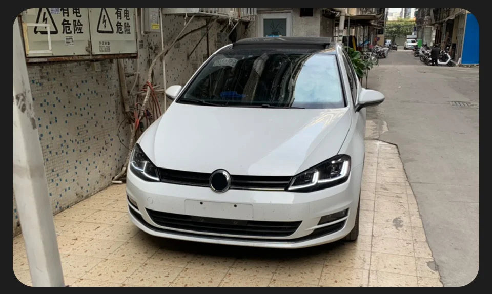 Auto Parts For VW Golf 7 MK7 GTI Headlights 2013-2017 Upgrade golf 7.5 styling LED DRL Dual Projector Car Accesorios Modified
