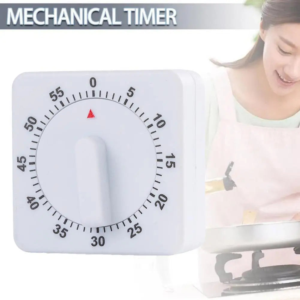 Multifunctional Mechanical Reminder Timer Kitchen Countdown With Alarm Reminder Magnet Timer Cooking Teaching Homework Office