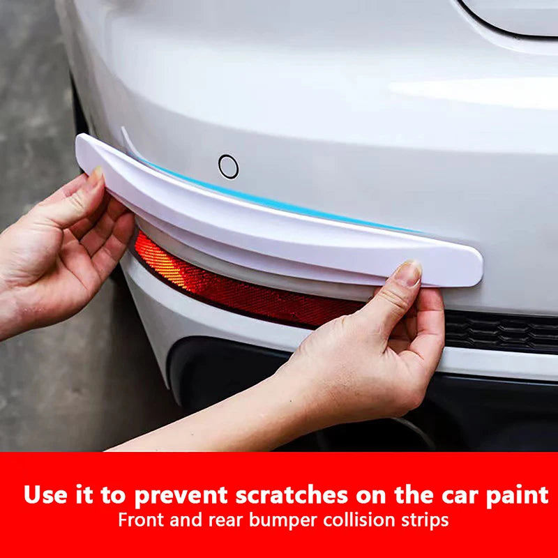 4 Piece Universal Front Rear Bumper Corner Protector Guard Car Anti-collision Protection Decoration Strip Car Accessories New