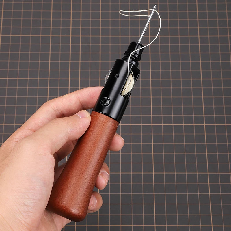 WUTA Leather Sewing Awl Thread Kit Speedy Stitcher Hand Sewing Machine Tools Kit Leather Craft Stitching Shoemaker Canvas Repair