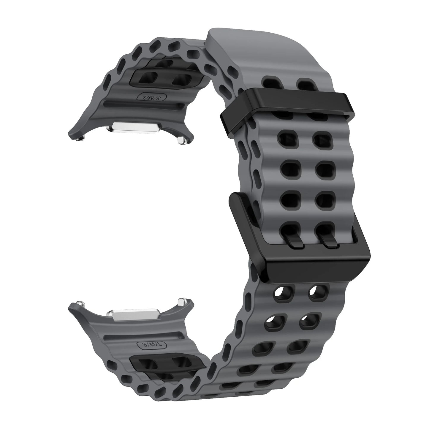 Ocean Strap for Samsung Galaxy Watch Ultra 2025 Sports Silicone Band for Galaxy Watch 8-7 Ultra 47mm Official Original Wristband