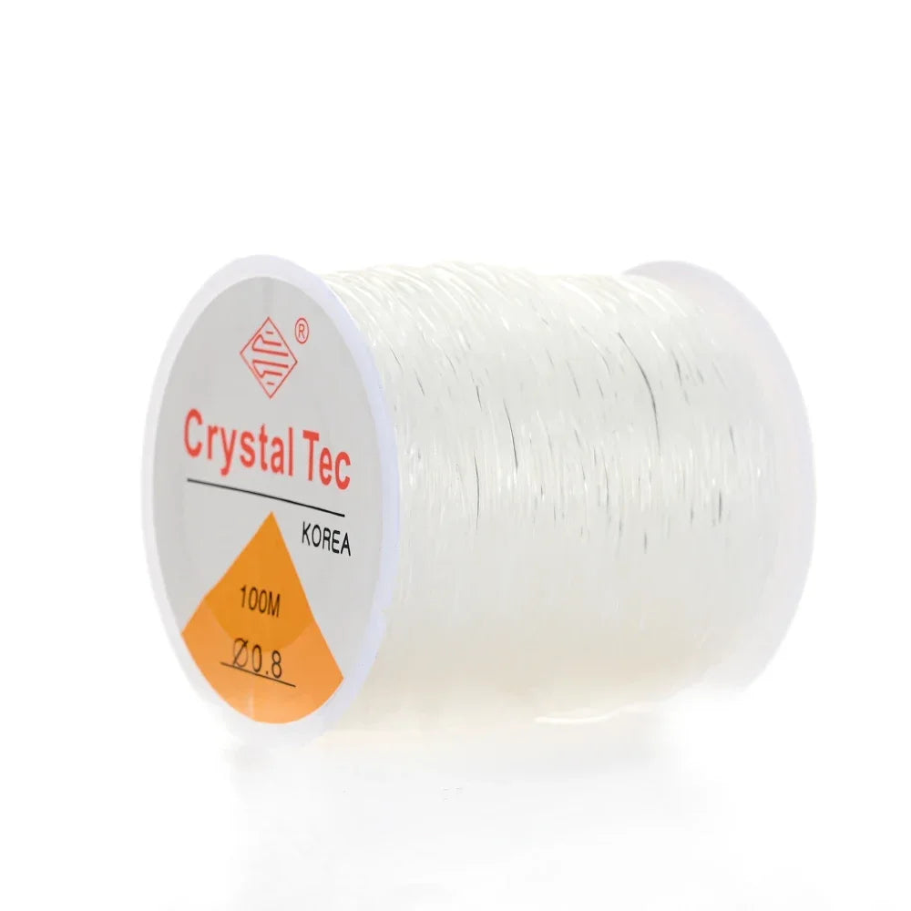0.5-1.5mm Elastic Cord String Transparent Elastic Thread For Jewelry Making Diy Bracelet Necklace Beaded Accessories