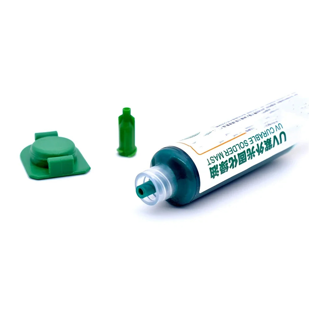 1-5pcs 10CC UV Curing Solder Mask Ink Resistance Paste Green Oil for PCB BGA Circuit Board Protect Paint Electronic Repair Tools