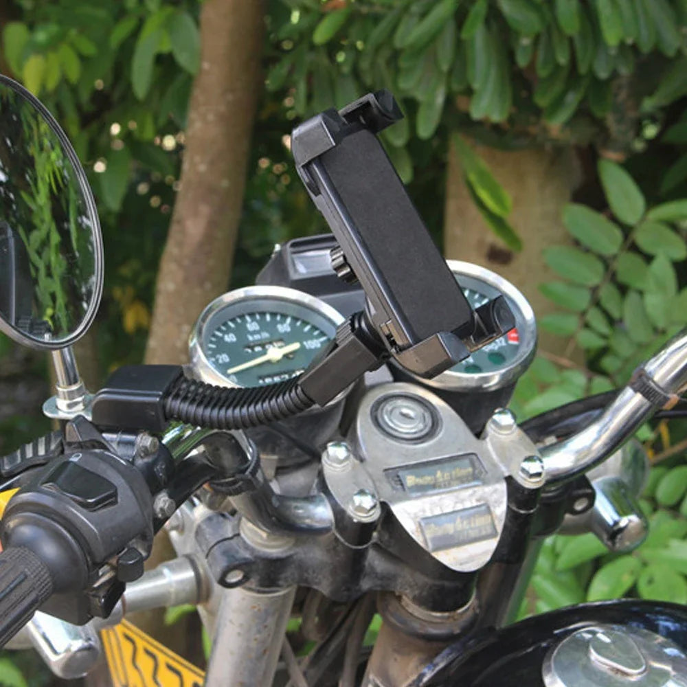 Motorcycle mobile phone stand Support motorcycle rearview mirror stand Mount motorcycle waterproof bag accessories mobile phone