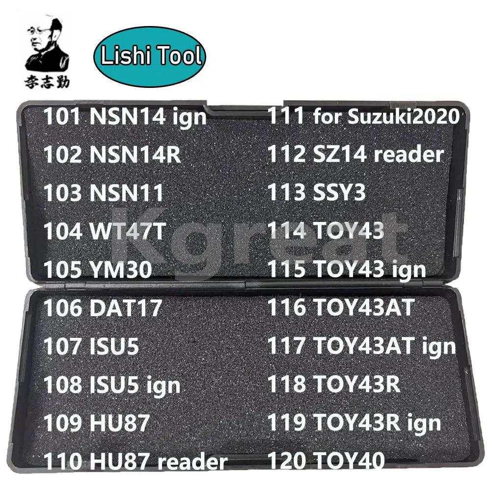 Newest LiShi Tool 2 in1 HU64 HU64(8910) TOY 2 Track V.3 TOY 2 Track V.4 HU101-New for Mazda2024-SM for Honda2021 Locksmith Tools