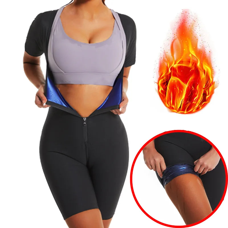 YBFDO Women High Compression Bodysuit Shapewear Fitness Girdles Sauna NairoMarket