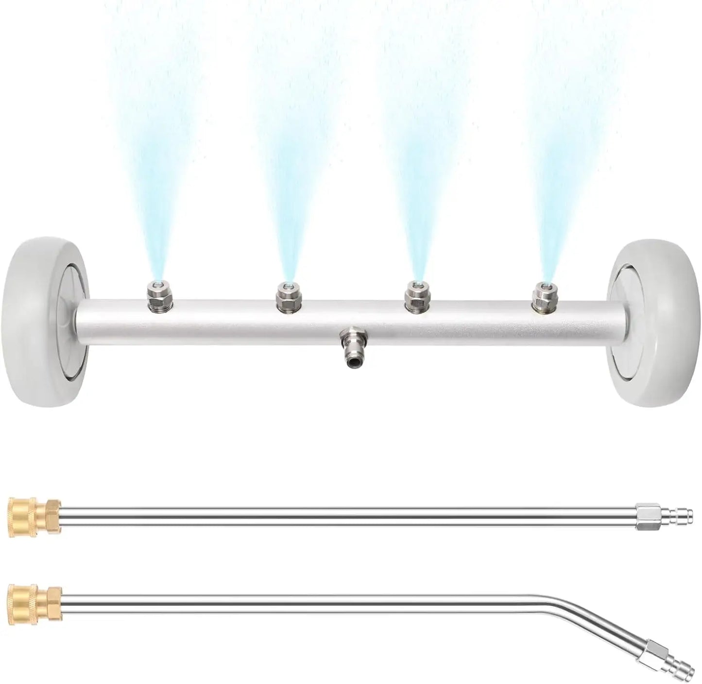 Pressure Washer Undercarriage Cleaner, Under Car Washer, Undercarriage Sprayer, Universal 1/4" Connector, 4000 PSI