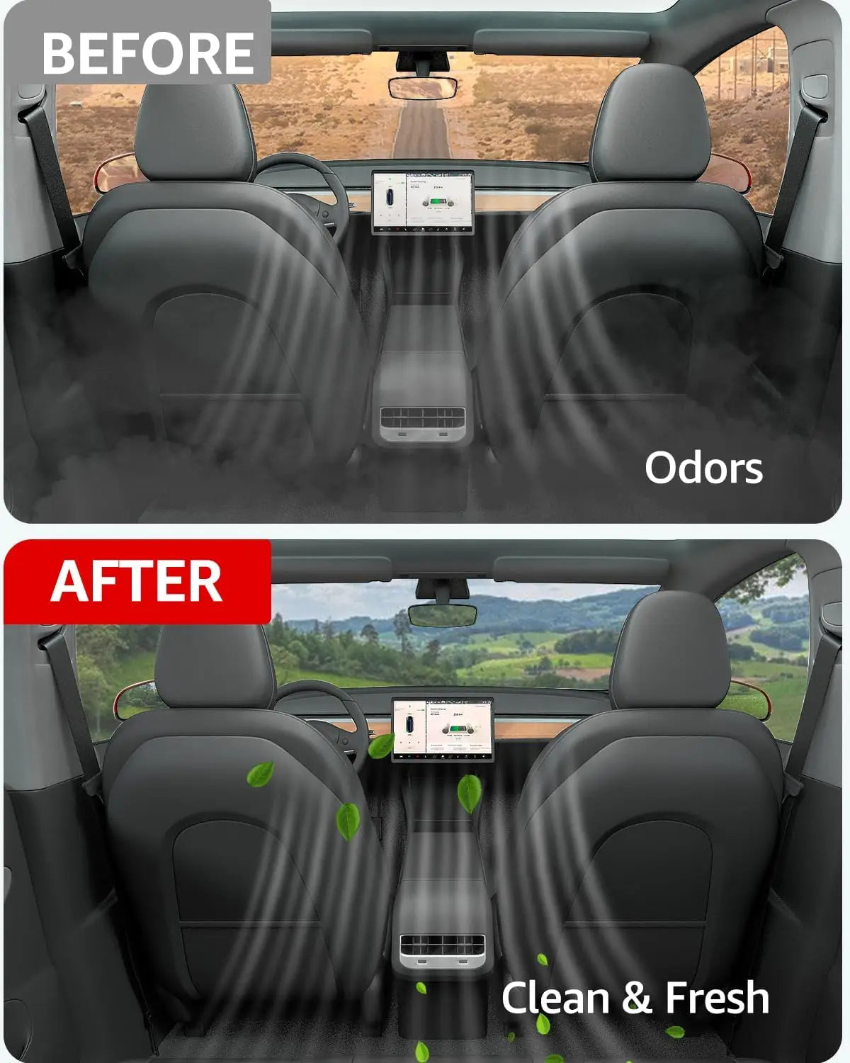for Tesla Model 3 Y Air Cabin Filter Conditioner with Activated Carbon Replacement Cabin Air Conditioning Car Accessories ModelY