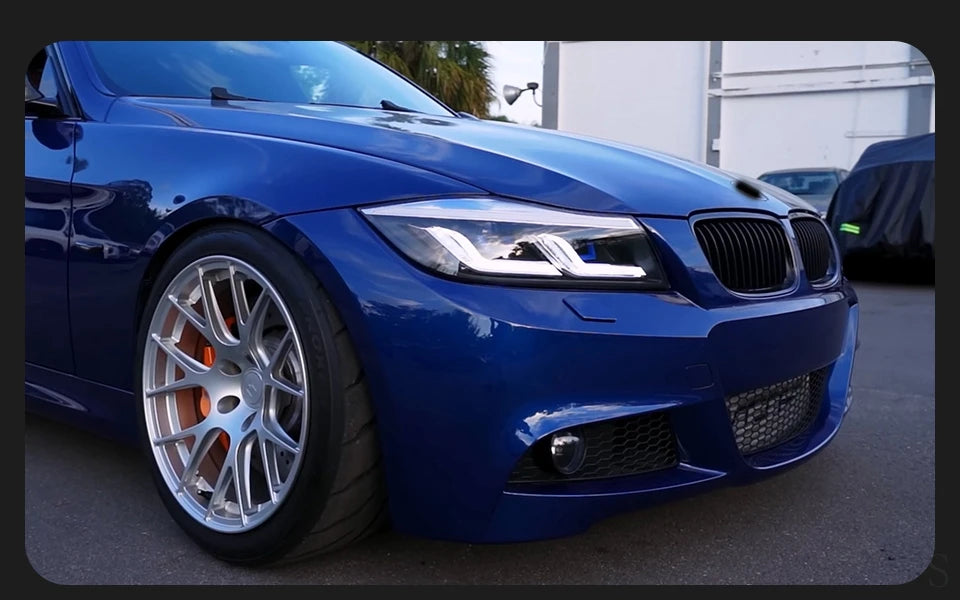 AKD Auto Styling BMW E90 3 Series 2005-2012 Headlight Assembly Upgrade Latest G28 Design Dynamic Signal Light LED Headlight Acce