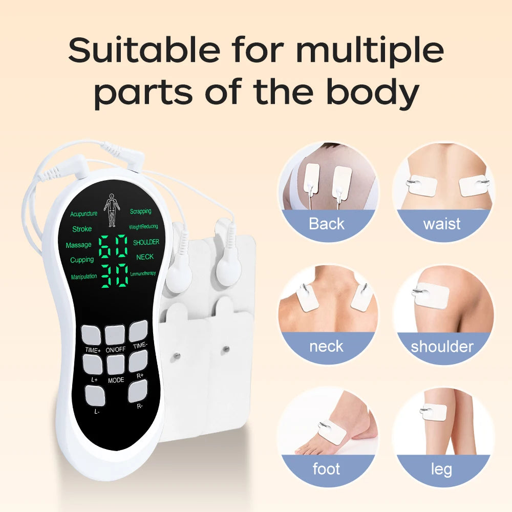 Physiotherapy Tens Muscle Stimulator Electric EMS Acupuncture Body Massage Digital Therapy Slimming Machine Electro Stimulator