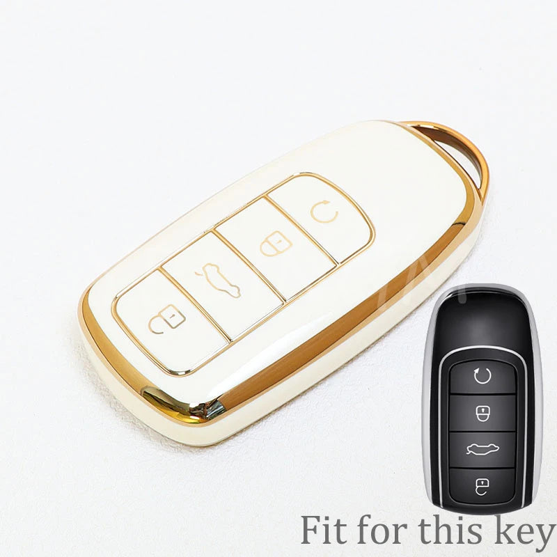 New TPU Car Remote Key Case Cover Protector for Chery Tiggo 8plus Tiggo 8 New 5 Plus 7pro Max Omoda 5 C5 Accessories
