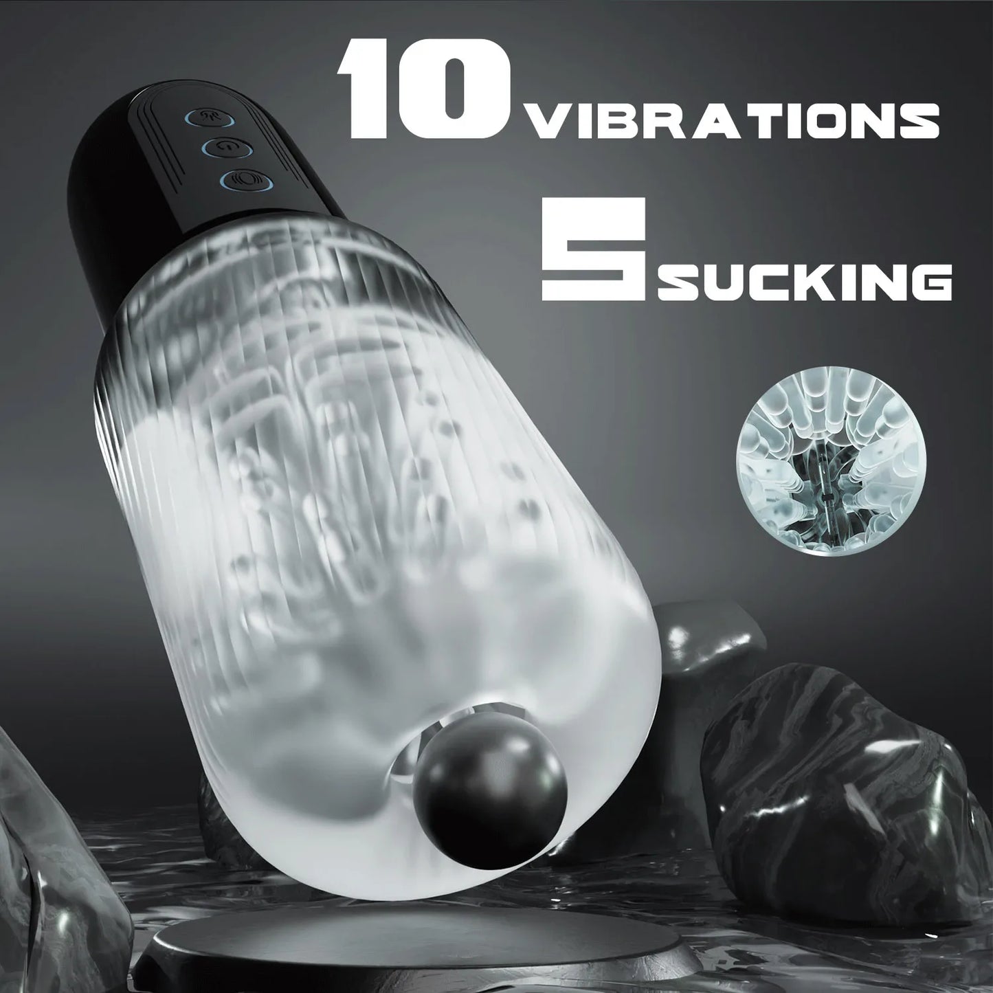 Automatic Male Sucking Mastubator Vibration Blowjob Machine Masturbation Cup Sex Toys Adult Goods for Men Masturbate Supplies