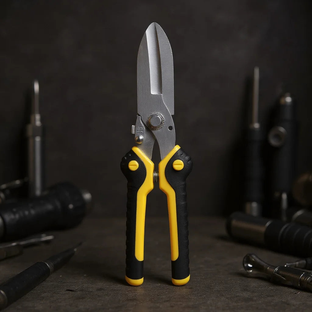 1pc Professional Multi-Functional Stainless Steel Garden Scissors, Industrial Pruning Shears, Ideal DIY Gift