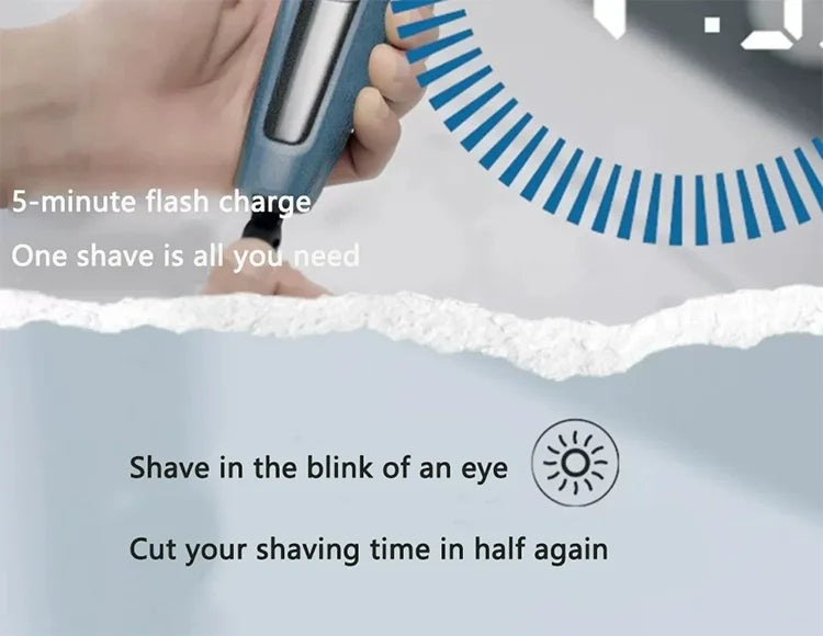 PHILIPS S5366 Electric Shaver IPX7 Full-body Wash Men's Grooming Comfort Shaving Flash Charge Beard Razor with Sideburns Trimmer