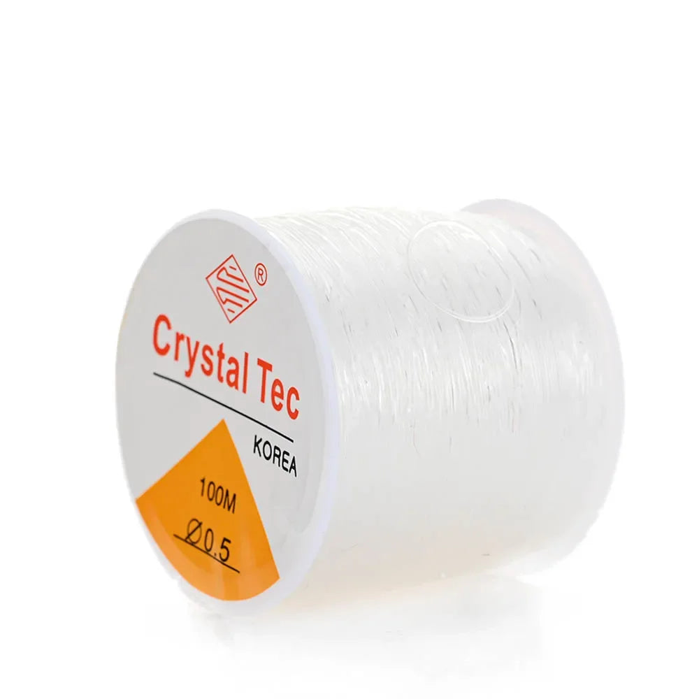 0.5-1.5mm Elastic Cord String Transparent Elastic Thread For Jewelry Making Diy Bracelet Necklace Beaded Accessories
