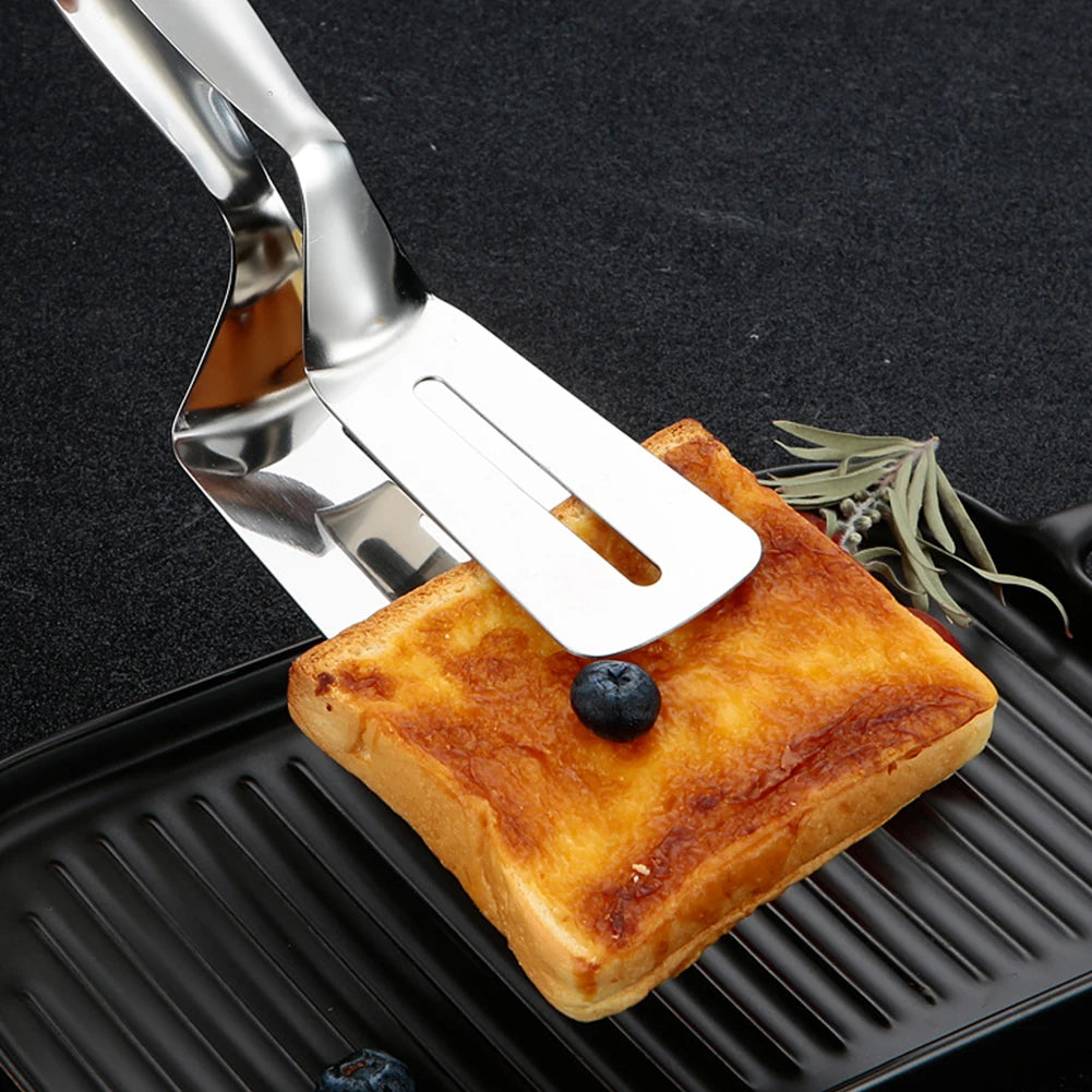 304/201 Stainless Steel Kitchen Barbecue Multifunctional Tweezers,food Tweezers,utensils,bar Picnic Barbecue Cooking Tool Holder