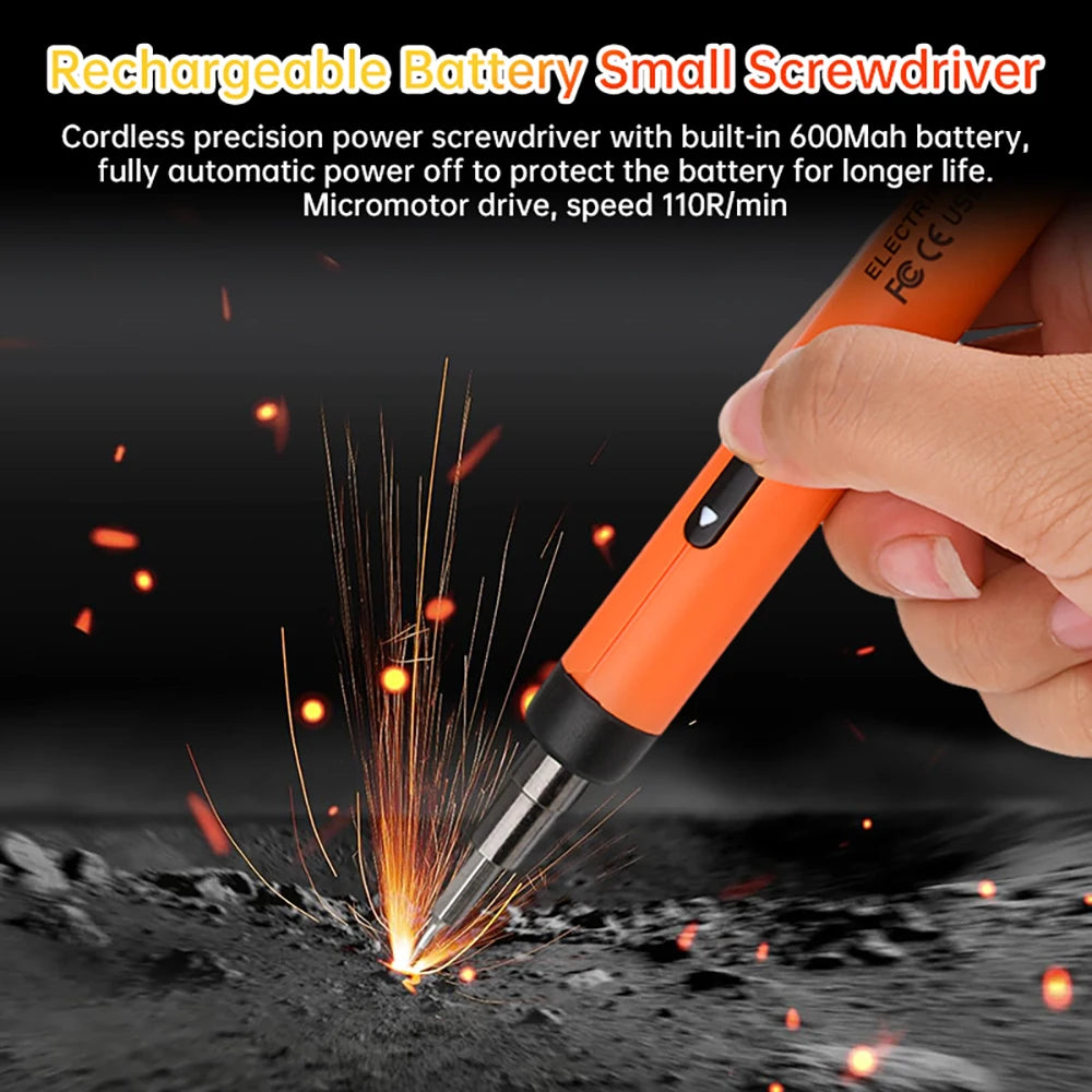 46 In 1 Electric Screwdriver Set Precision Power Tool Kit Rechargeable Wireless Mini Small Bits for Mobile Cell computer Repair