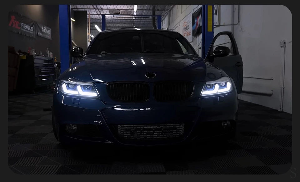 AKD Auto Styling BMW E90 3 Series 2005-2012 Headlight Assembly Upgrade Latest G28 Design Dynamic Signal Light LED Headlight Acce